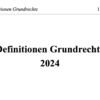 Definitionen Grundrechte – Bild 2