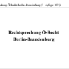 Rechtsprechung Ö-Recht Berlin-Brandenburg – Bild 2