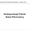 Rechtsprechung Ö-Recht Baden-Württemberg – Bild 2