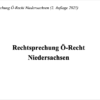 Rechtsprechung Ö-Recht Niedersachsen – Bild 2