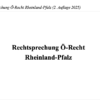 Rechtsprechung Ö-Recht Rheinland-Pfalz – Bild 2