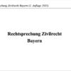 Rechtsprechung Zivilrecht Bayern – Bild 2