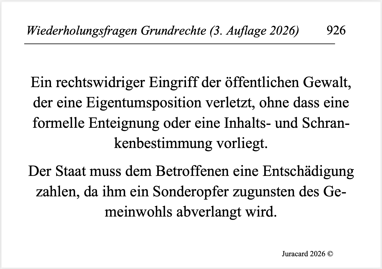 Wiederholungsfragen Grundrechte (3. Auflage 2026) – Bild 7