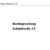 Rechtsprechung Schuldrecht AT – Bild 2