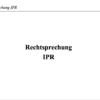 Rechtsprechung IPR – Bild 2