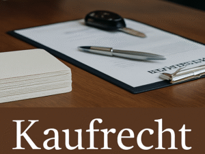 Definitionen Kaufrecht