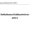Definitionen ZPO 1 – Bild 2