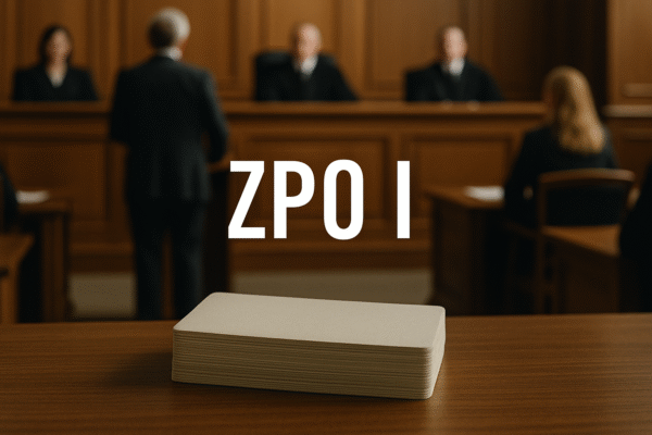 Definitionen ZPO 1