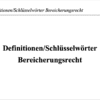 Definitionen Bereicherungsrecht – Bild 2