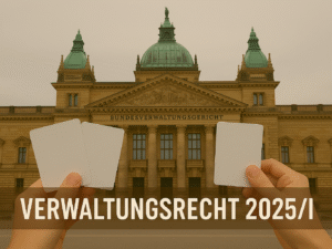 Rechtsprechung Verwaltungsrecht 2025/I