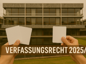Rechtsprechung Verfassungsrecht 2025/I