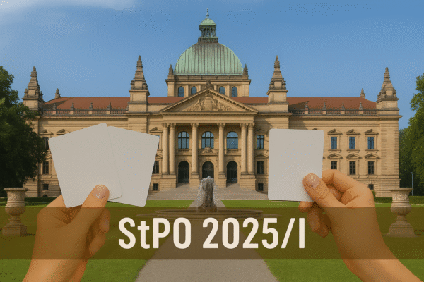 Rechtsprechung StPO 2025/I
