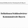 Definitionen Kommunalrecht Bayern – Bild 2