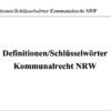 Definitionen Kommunalrecht NRW – Bild 2