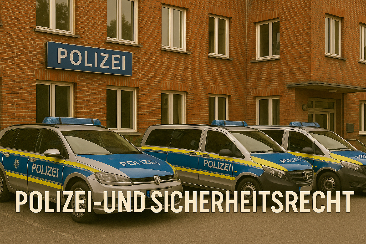 Polizei- und Sicherheitsrecht (Bayern, BW und NRW)