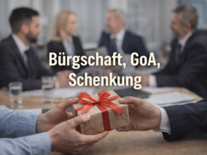 Definitionen Bürgschaft, GoA, Schenkung (2. Auflage 2025)