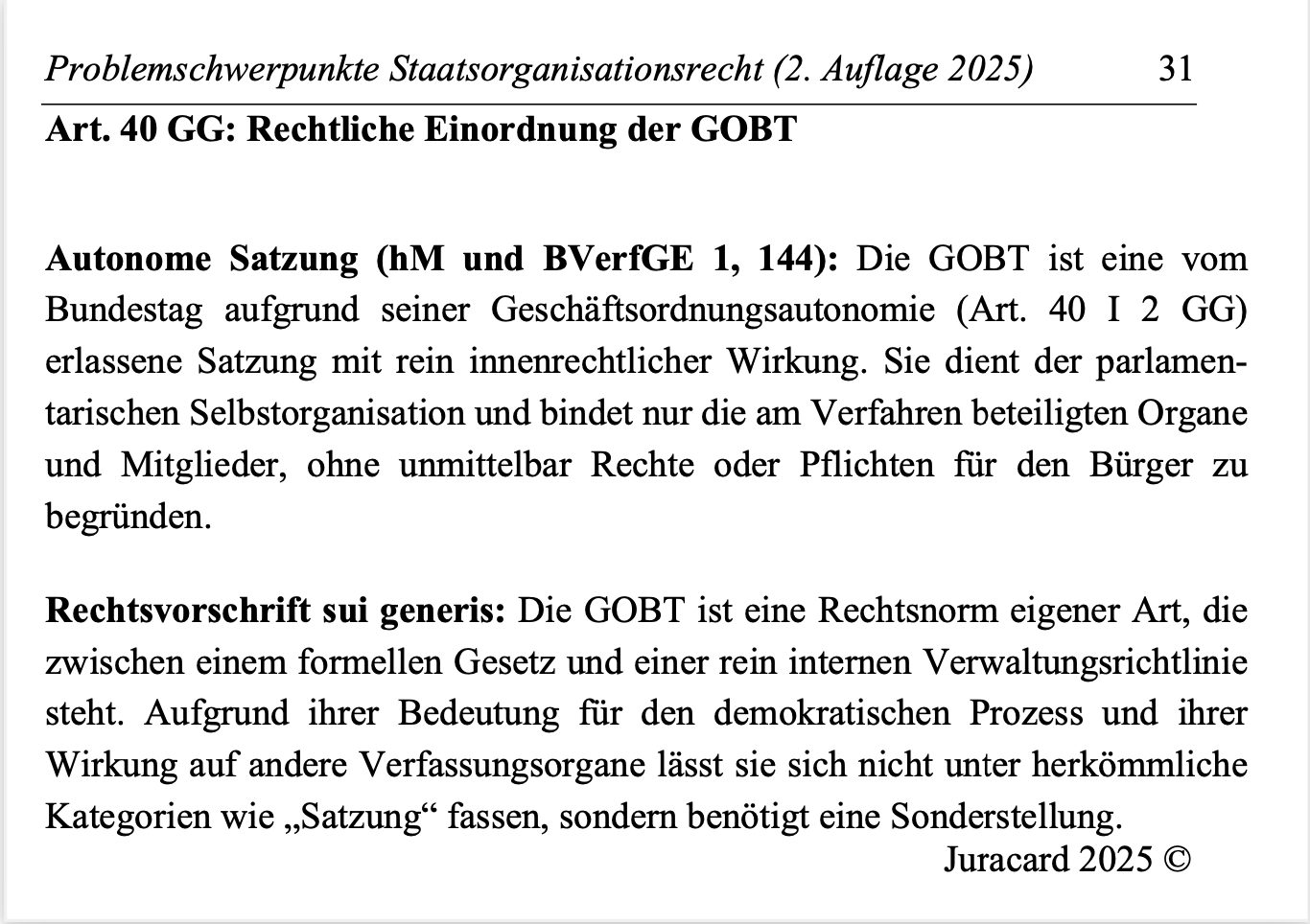 Meinungsstreite Staatsorganisationsrecht (2. Auflage 2025) – Bild 6
