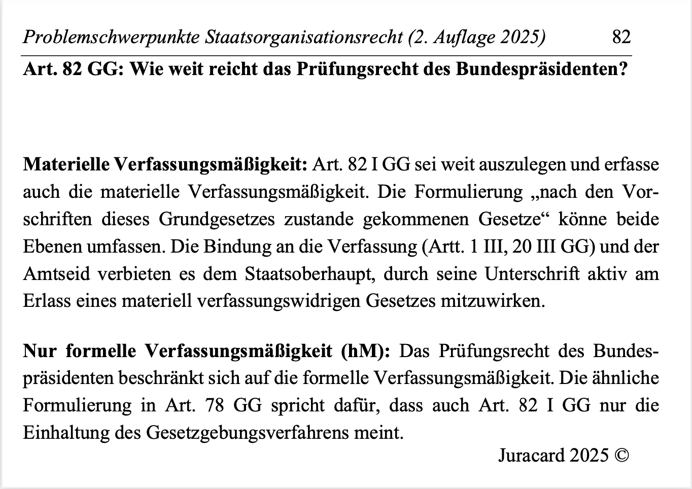 Meinungsstreite Staatsorganisationsrecht (2. Auflage 2025) – Bild 7