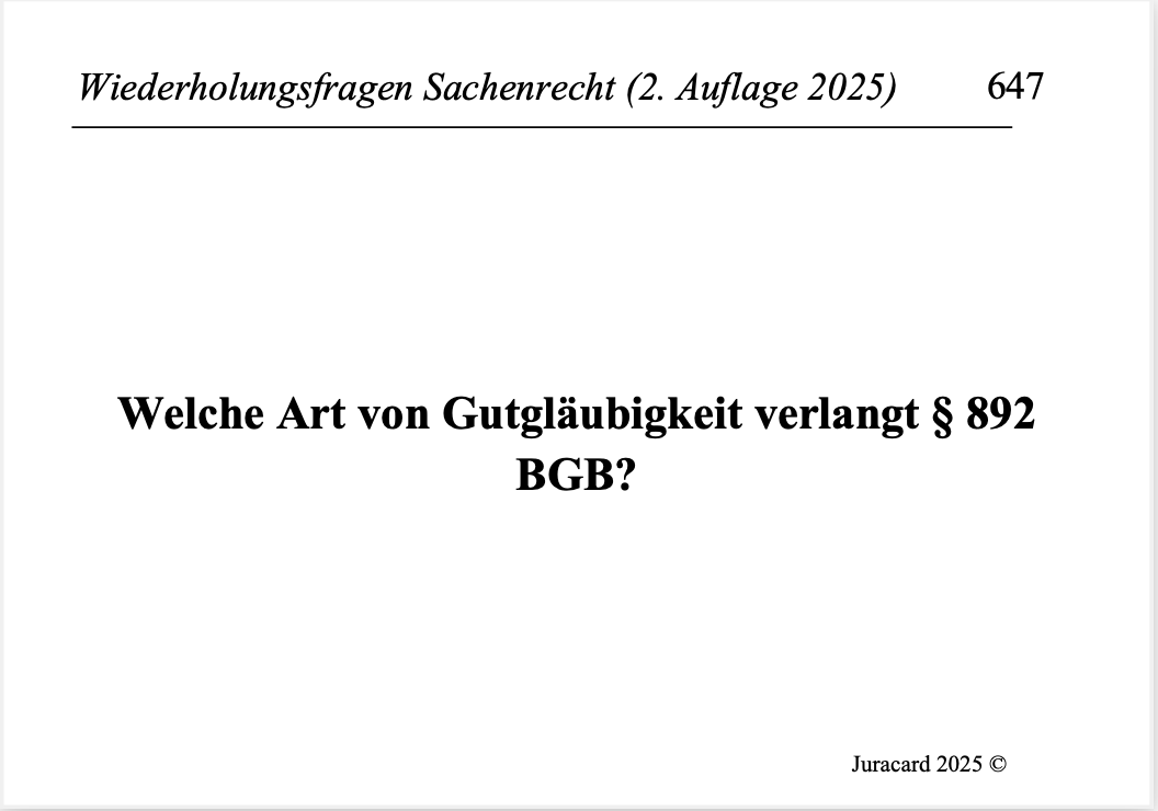 Wiederholungsfragen Sachenrecht (2. Auflage 2025) – Bild 6