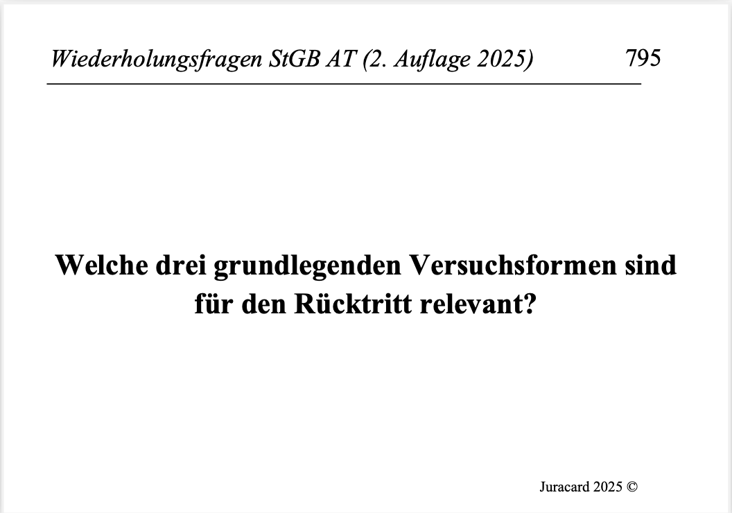 Wiederholungsfragen StGB AT (2. Auflage 2025) – Bild 6
