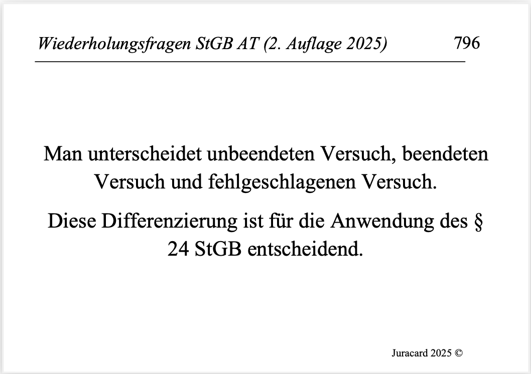 Wiederholungsfragen StGB AT (2. Auflage 2025) – Bild 7