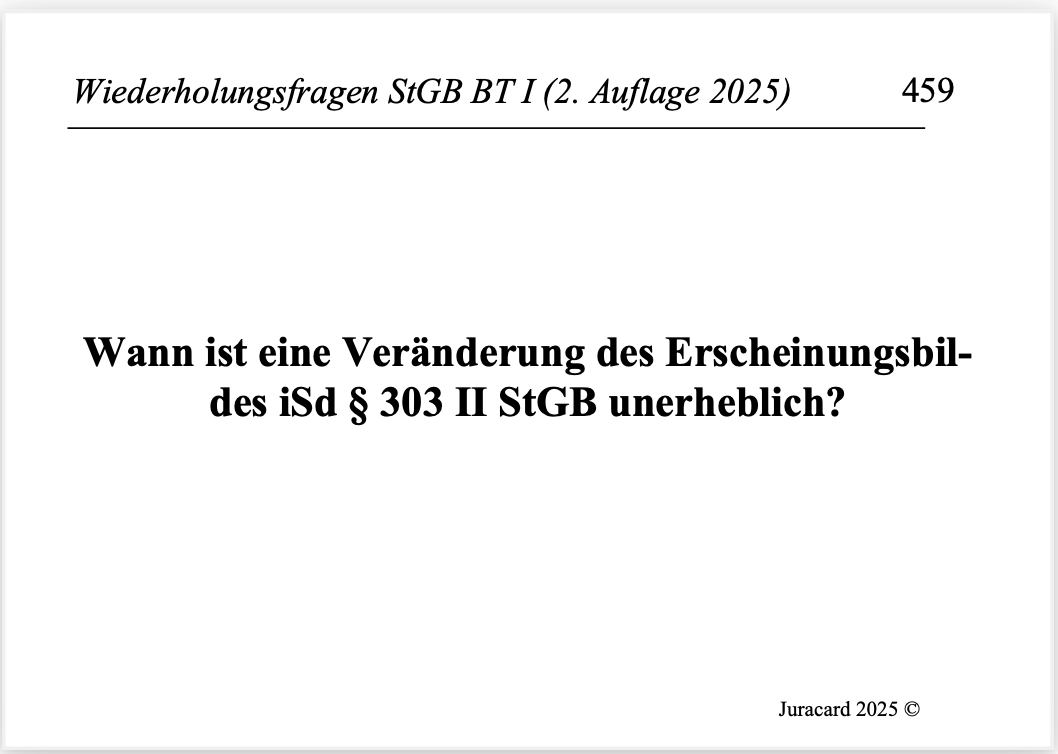 Wiederholungsfragen StGB BT 1 - Vermögensdelikte (2. Auflage 2025) – Bild 6