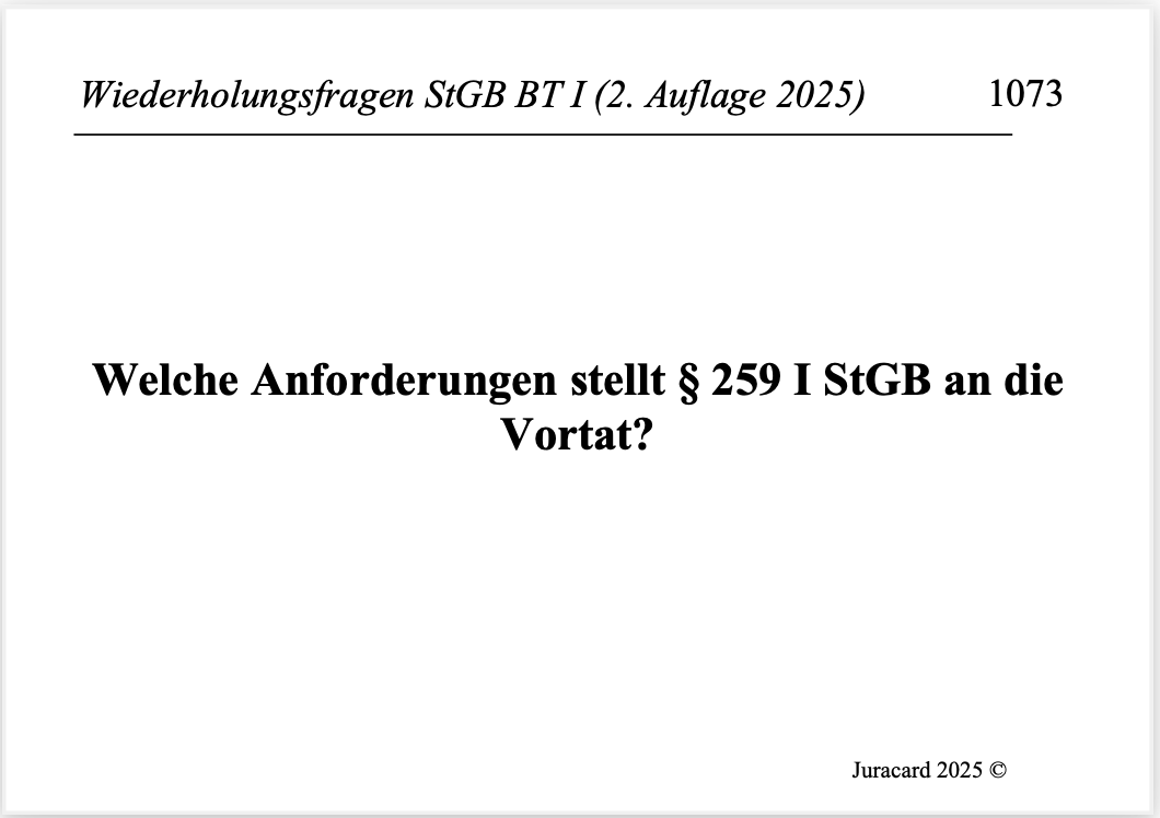 Wiederholungsfragen StGB BT 1 - Vermögensdelikte (2. Auflage 2025) – Bild 8