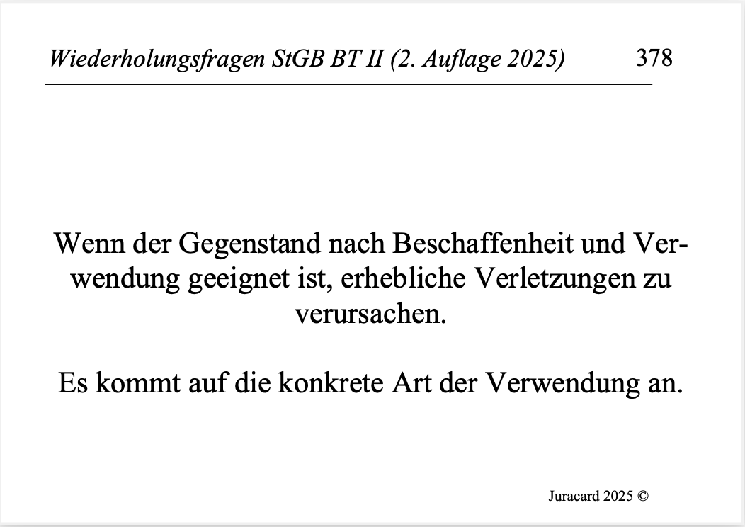 Wiederholungsfragen StGB BT 2 - Persönlichkeitsdelikte (2. Auflage 2025) – Bild 7