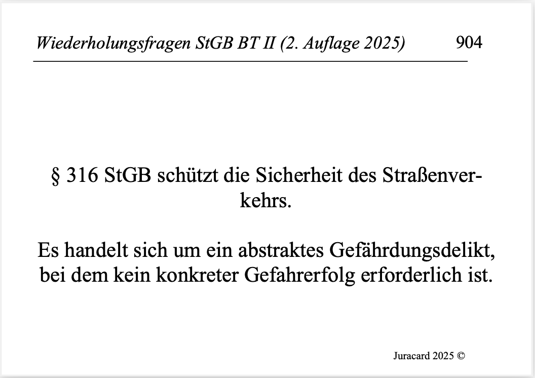 Wiederholungsfragen StGB BT 2 - Persönlichkeitsdelikte (2. Auflage 2025) – Bild 9