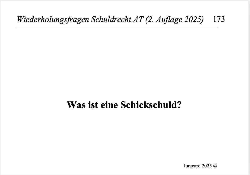 Wiederholungsfragen Schuldrecht AT (2. Auflage 2025) – Bild 4