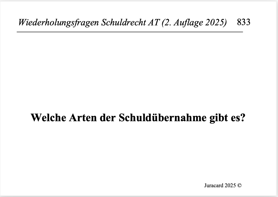 Wiederholungsfragen Schuldrecht AT (2. Auflage 2025) – Bild 8