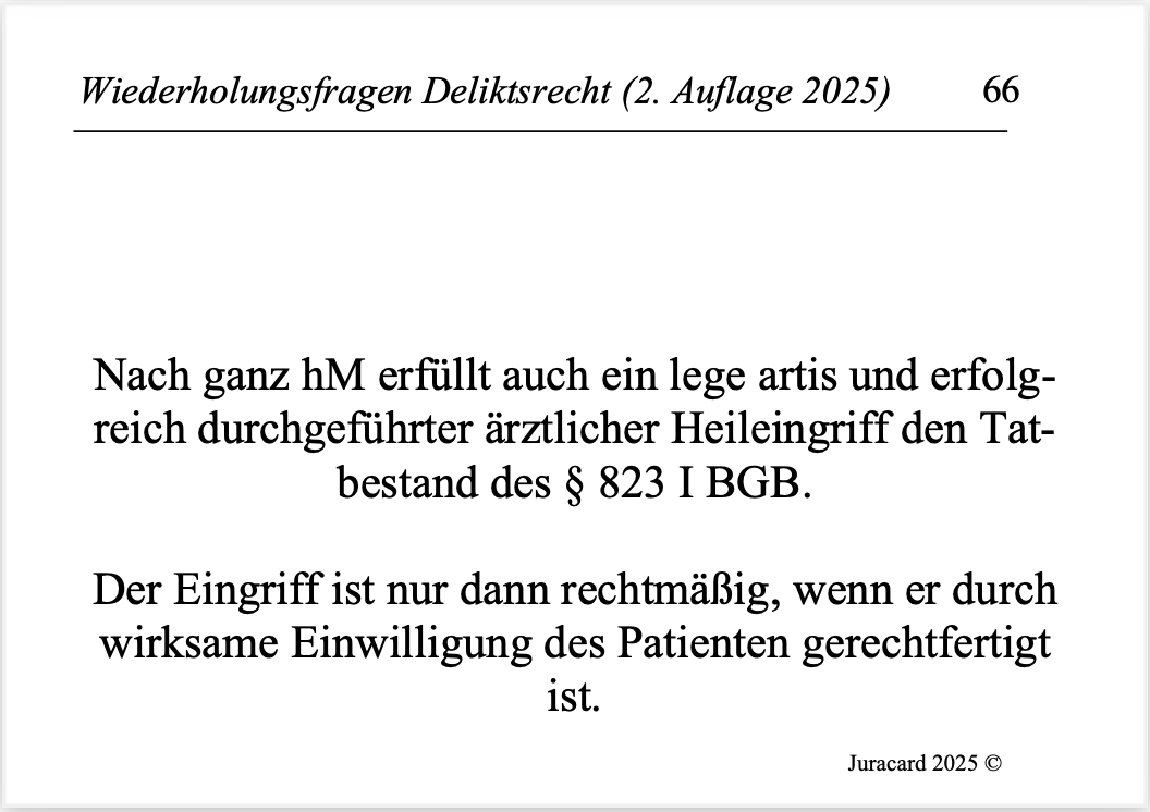 Wiederholungsfragen Deliktsrecht (2. Auflage 2025) – Bild 5