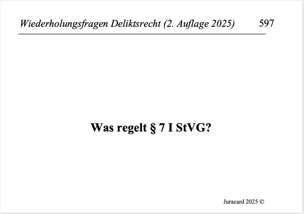 Wiederholungsfragen Deliktsrecht (2. Auflage 2025) – Bild 8