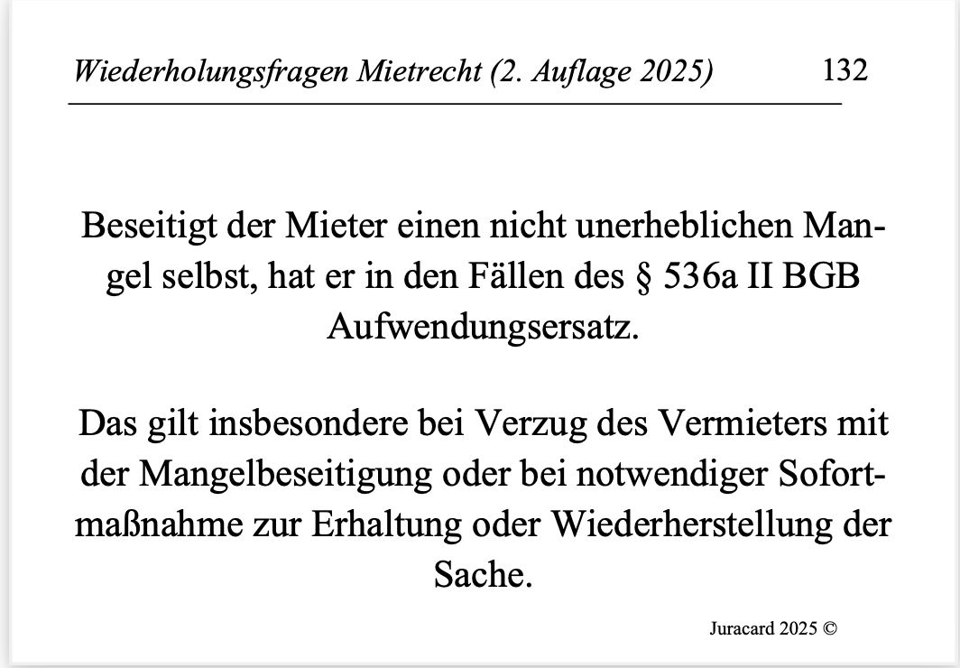Wiederholungsfragen Mietrecht (2. Auflage 2025) – Bild 7
