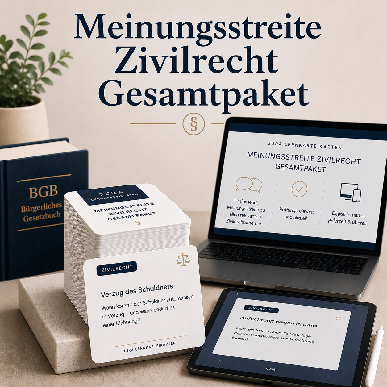 Meinungsstreite Zivilrecht Gesamtpaket