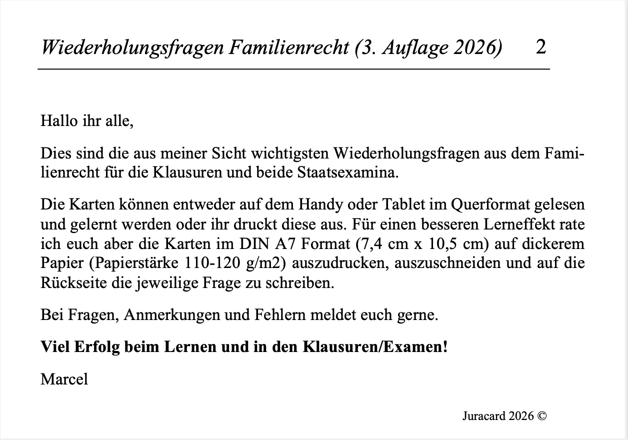 Wiederholungsfragen Familienrecht (3. Auflage 2026) – Bild 3