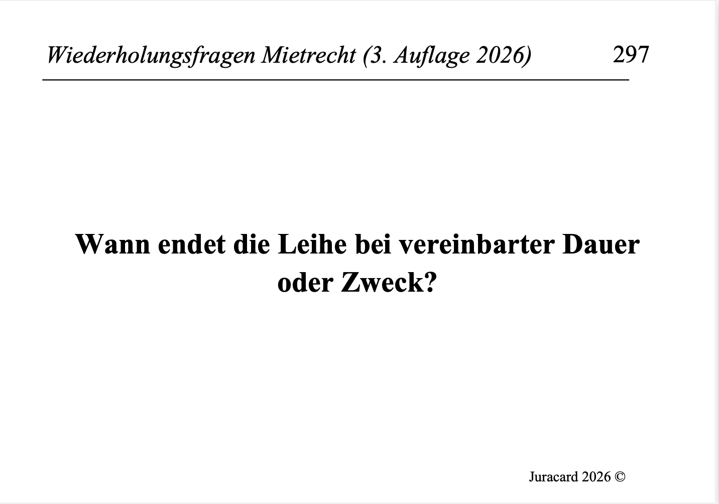 Wiederholungsfragen Mietrecht (3. Auflage 2026) – Bild 6