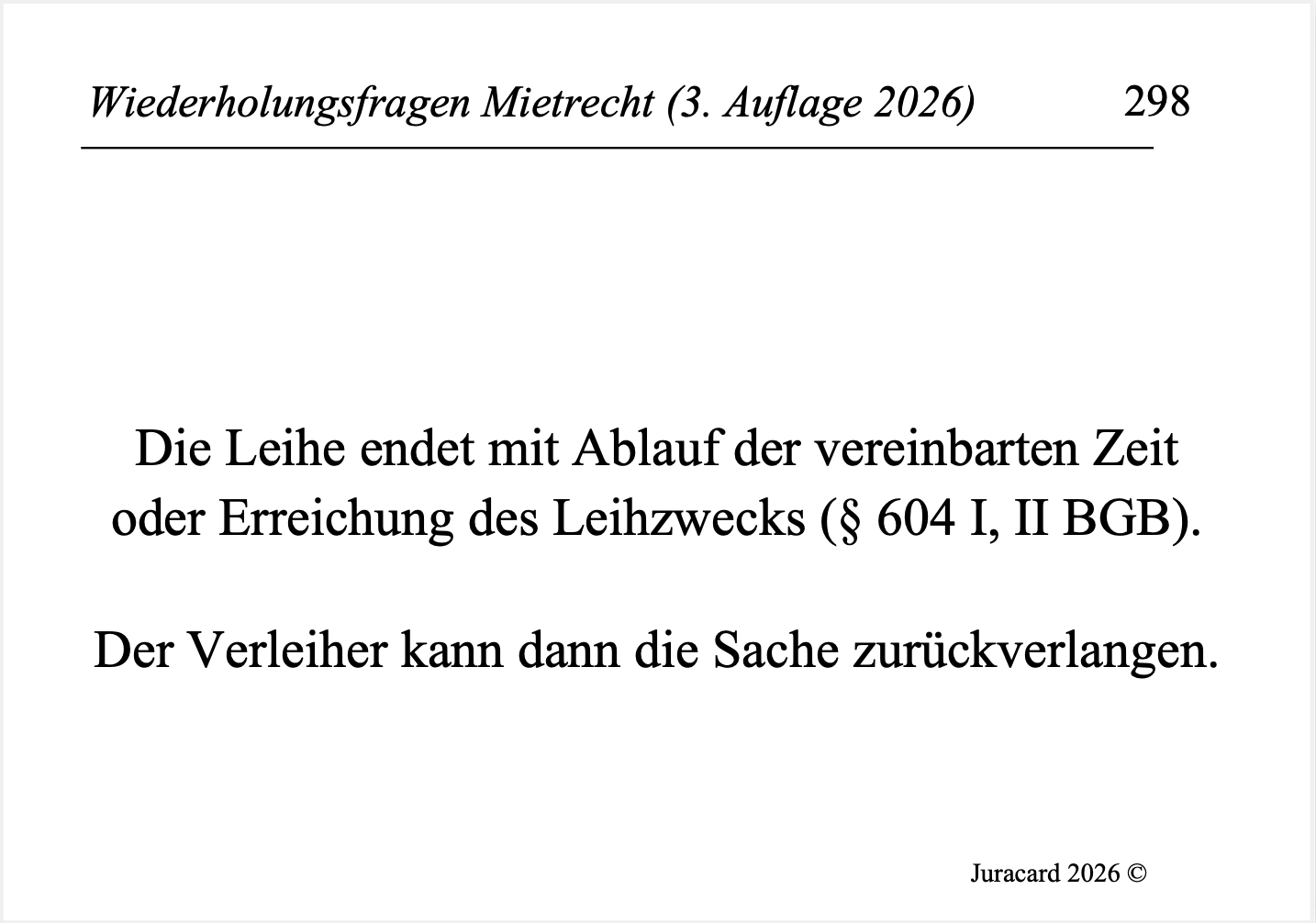 Wiederholungsfragen Mietrecht (3. Auflage 2026) – Bild 7