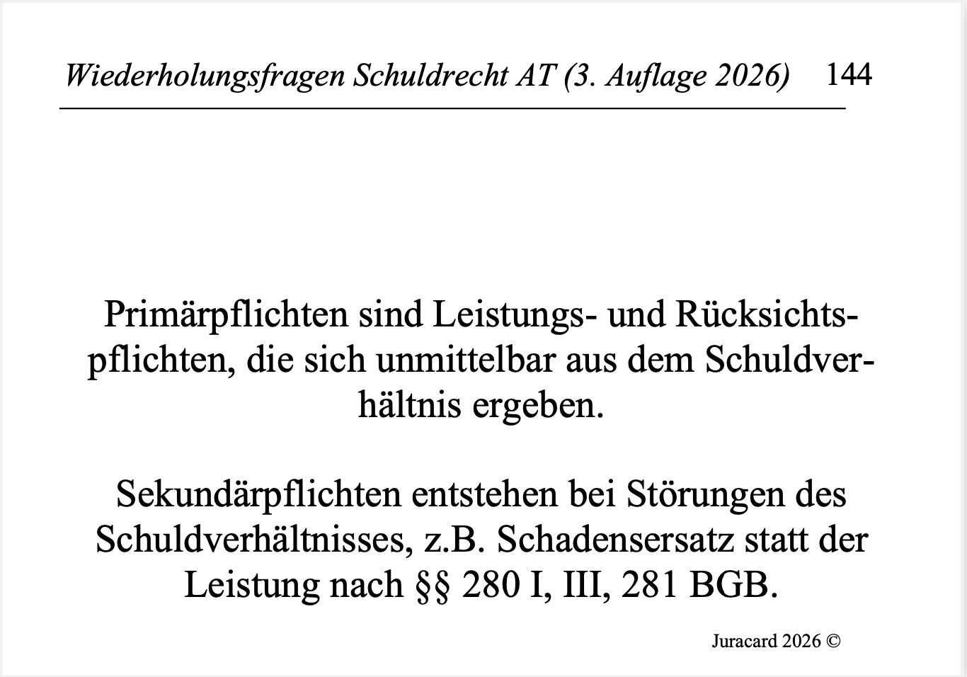Wiederholungsfragen Schuldrecht AT (3. Auflage 2026) – Bild 5
