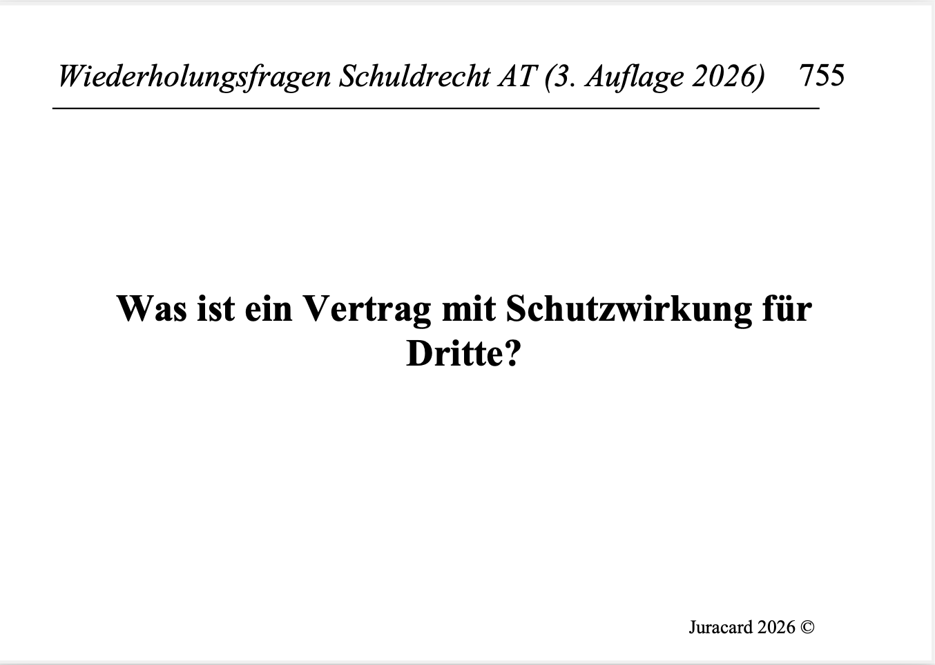 Wiederholungsfragen Schuldrecht AT (3. Auflage 2026) – Bild 6