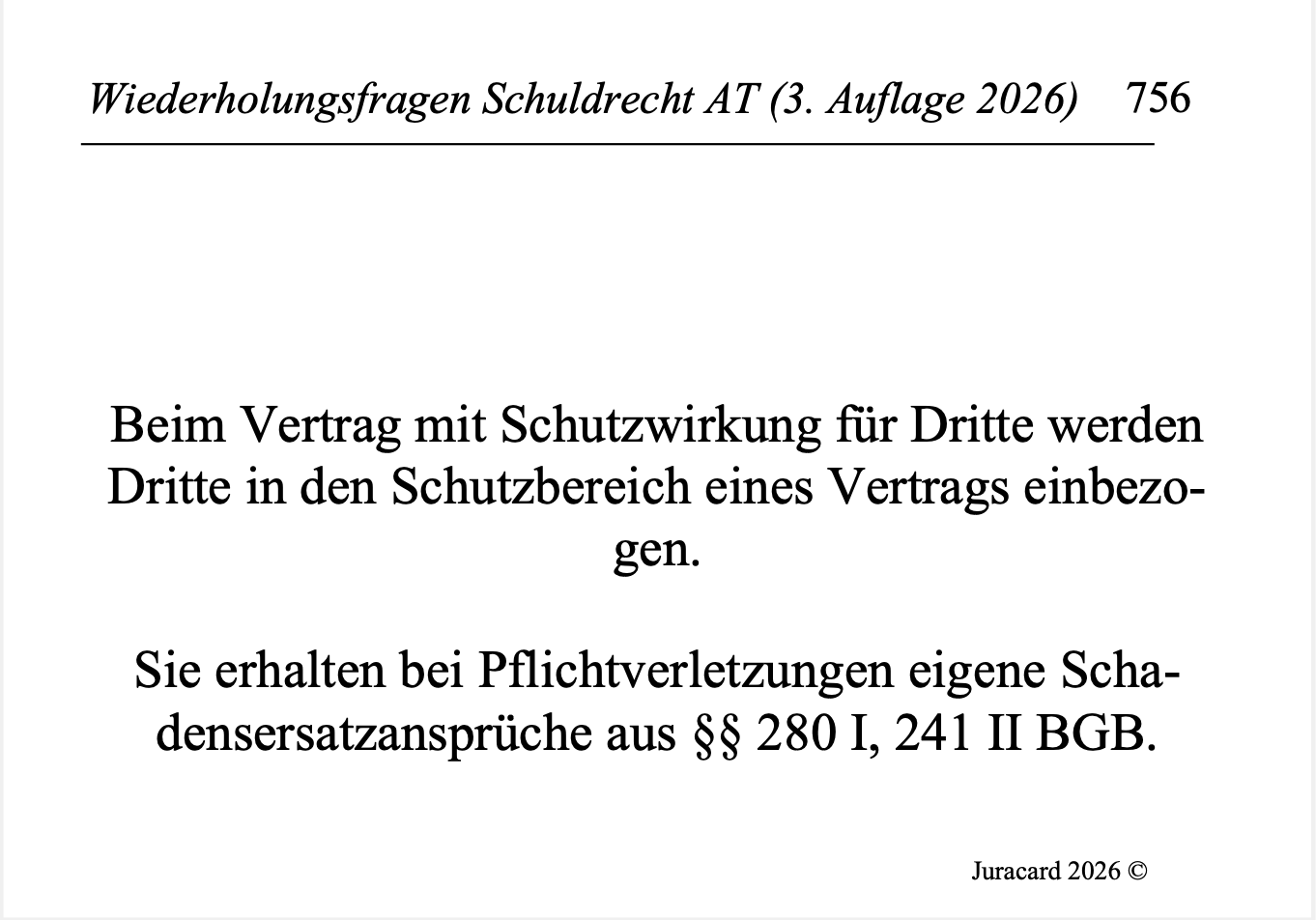 Wiederholungsfragen Schuldrecht AT (3. Auflage 2026) – Bild 7