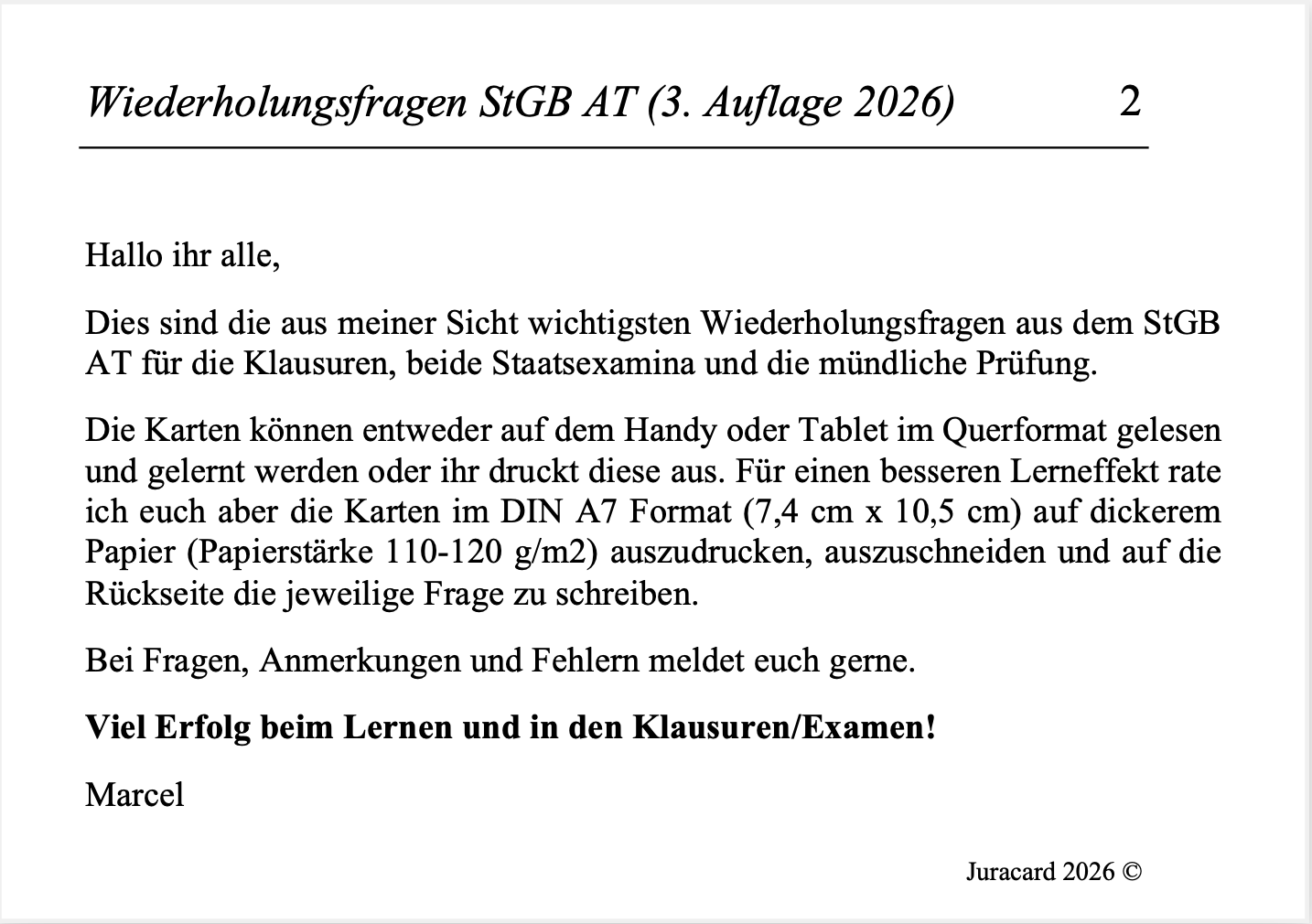 Wiederholungsfragen StGB AT (3. Auflage 2026) – Bild 3