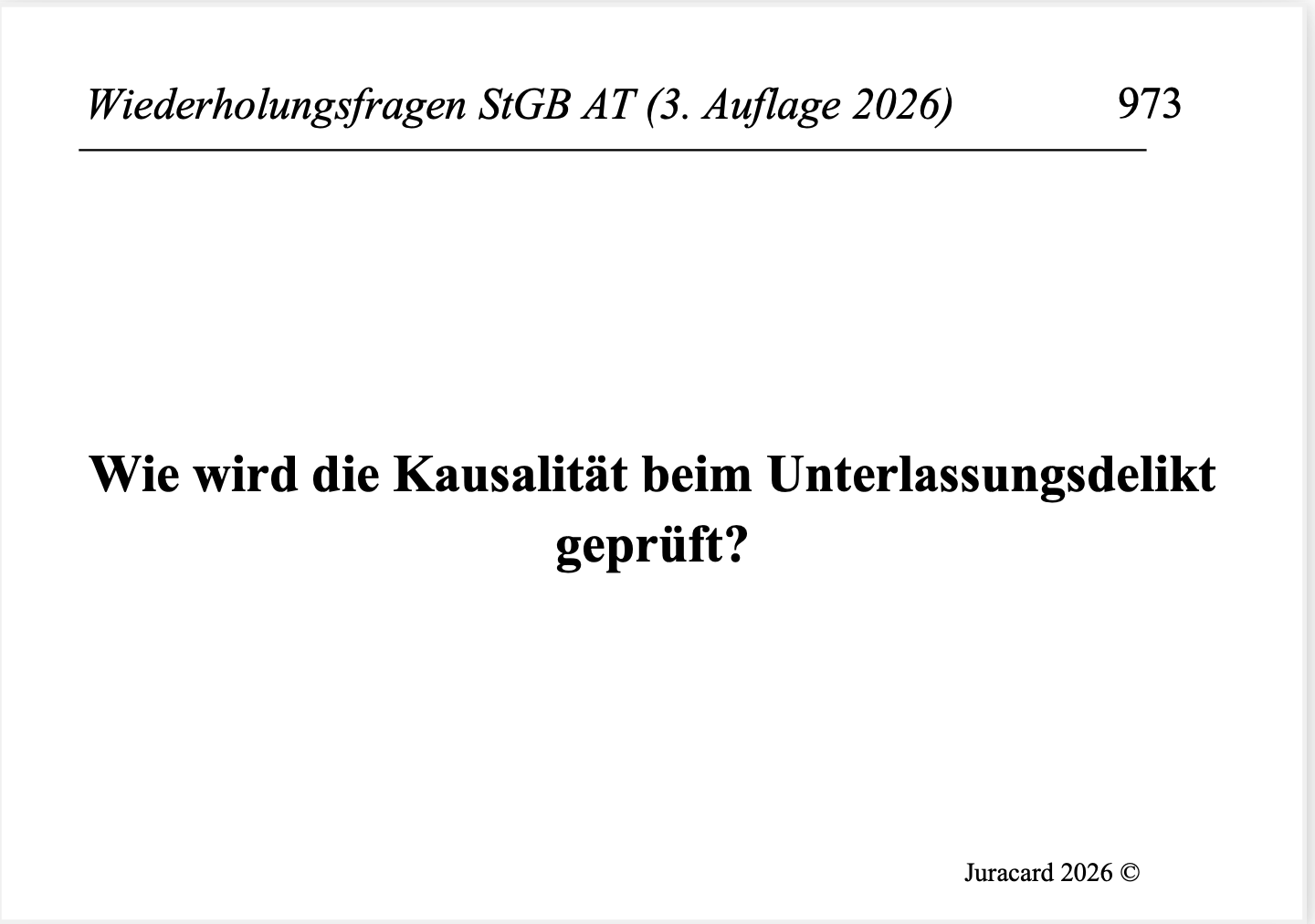 Wiederholungsfragen StGB AT (3. Auflage 2026) – Bild 6