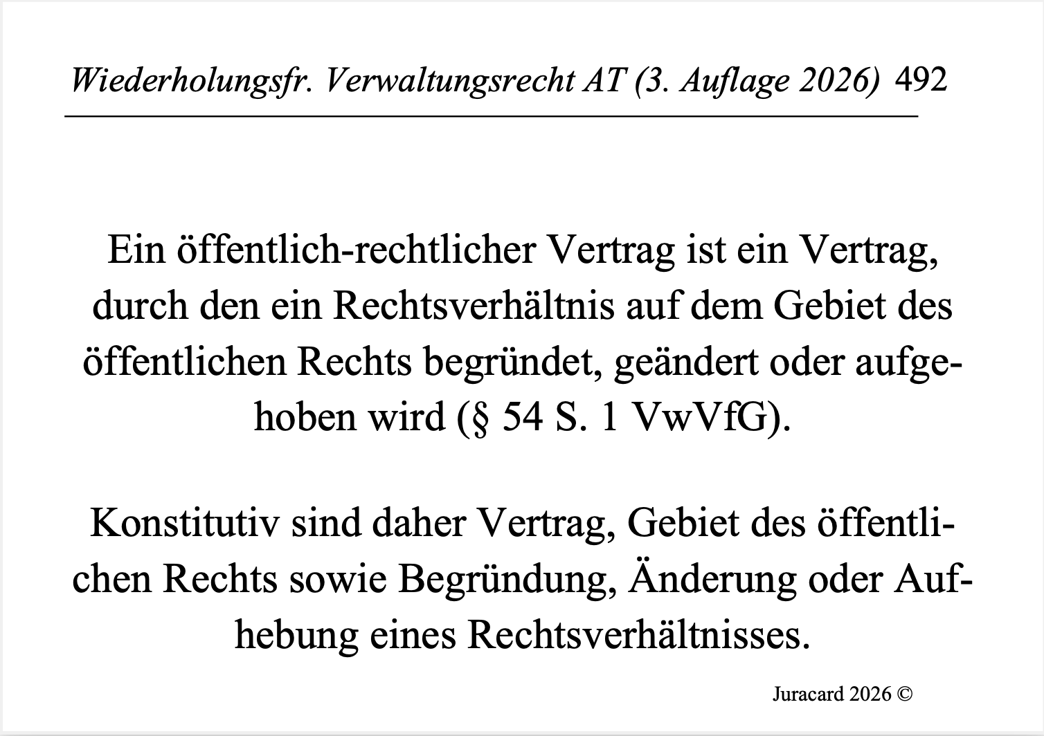 Wiederholungsfragen Verwaltungsrecht AT (3. Auflage 2026) – Bild 7