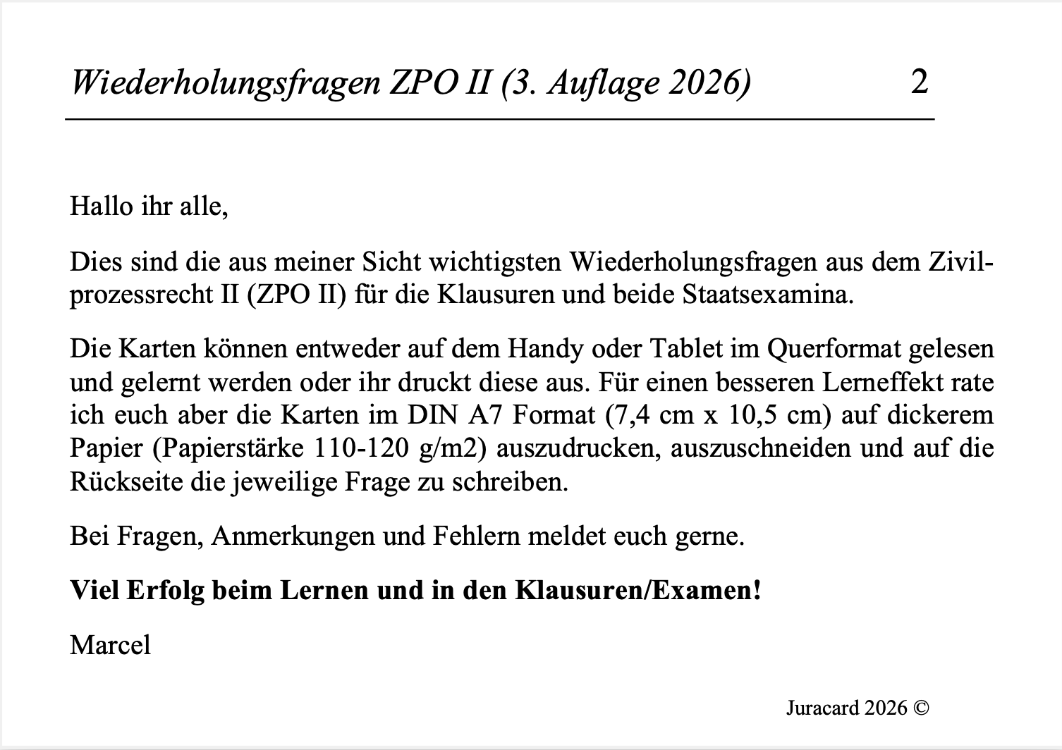 Wiederholungsfragen ZPO II (3. Auflage 2026) – Bild 3