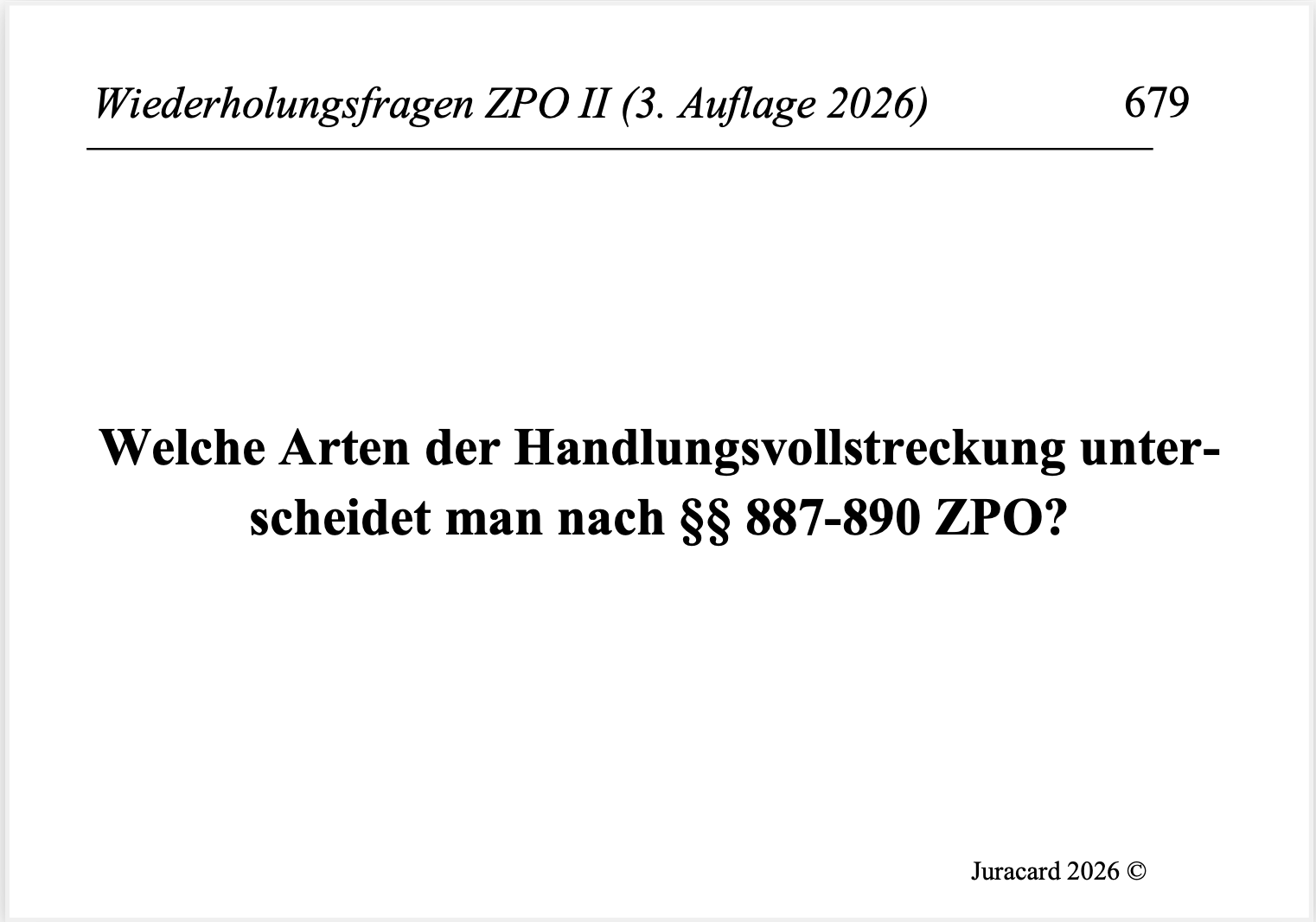 Wiederholungsfragen ZPO II (3. Auflage 2026) – Bild 6