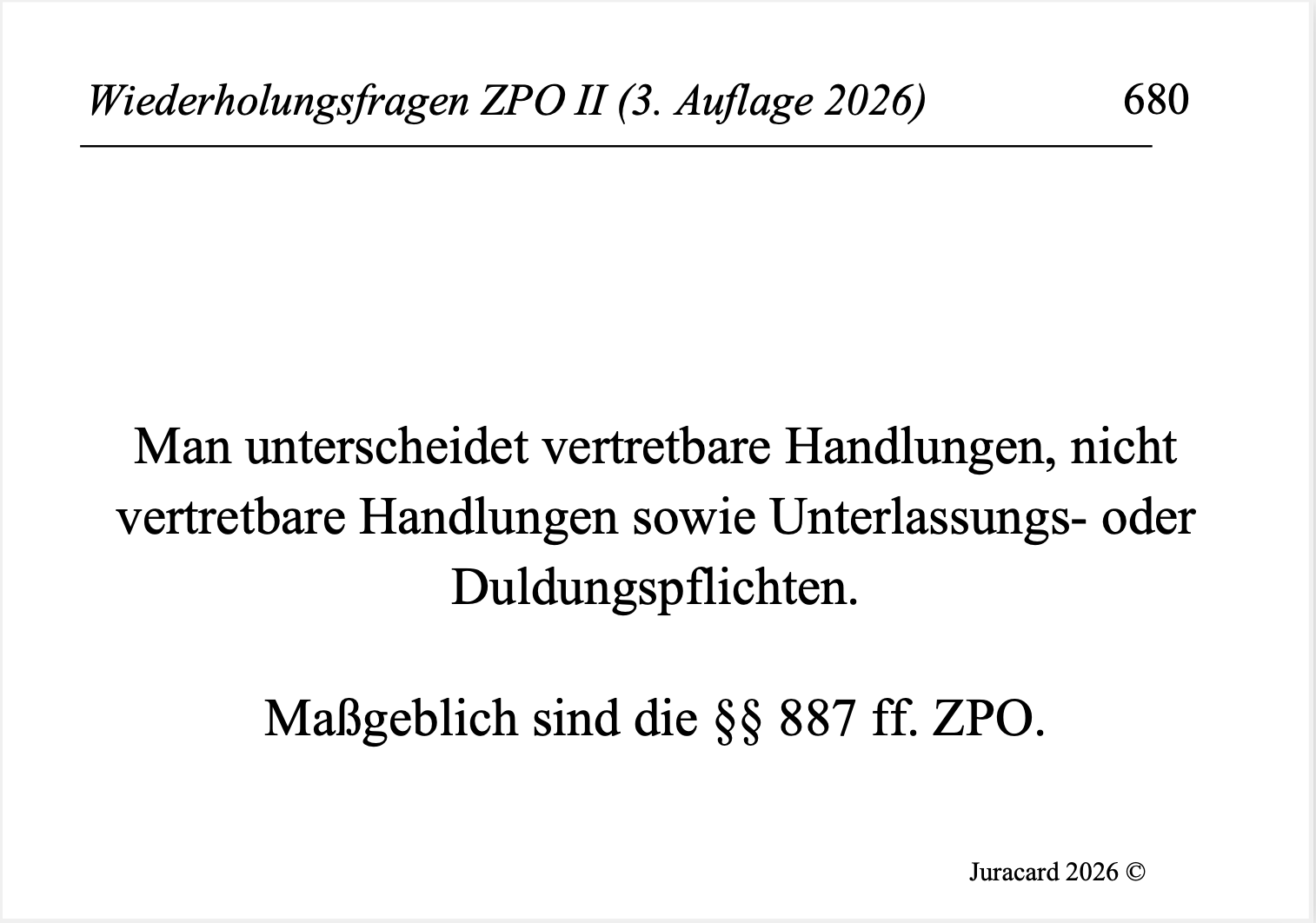 Wiederholungsfragen ZPO II (3. Auflage 2026) – Bild 7