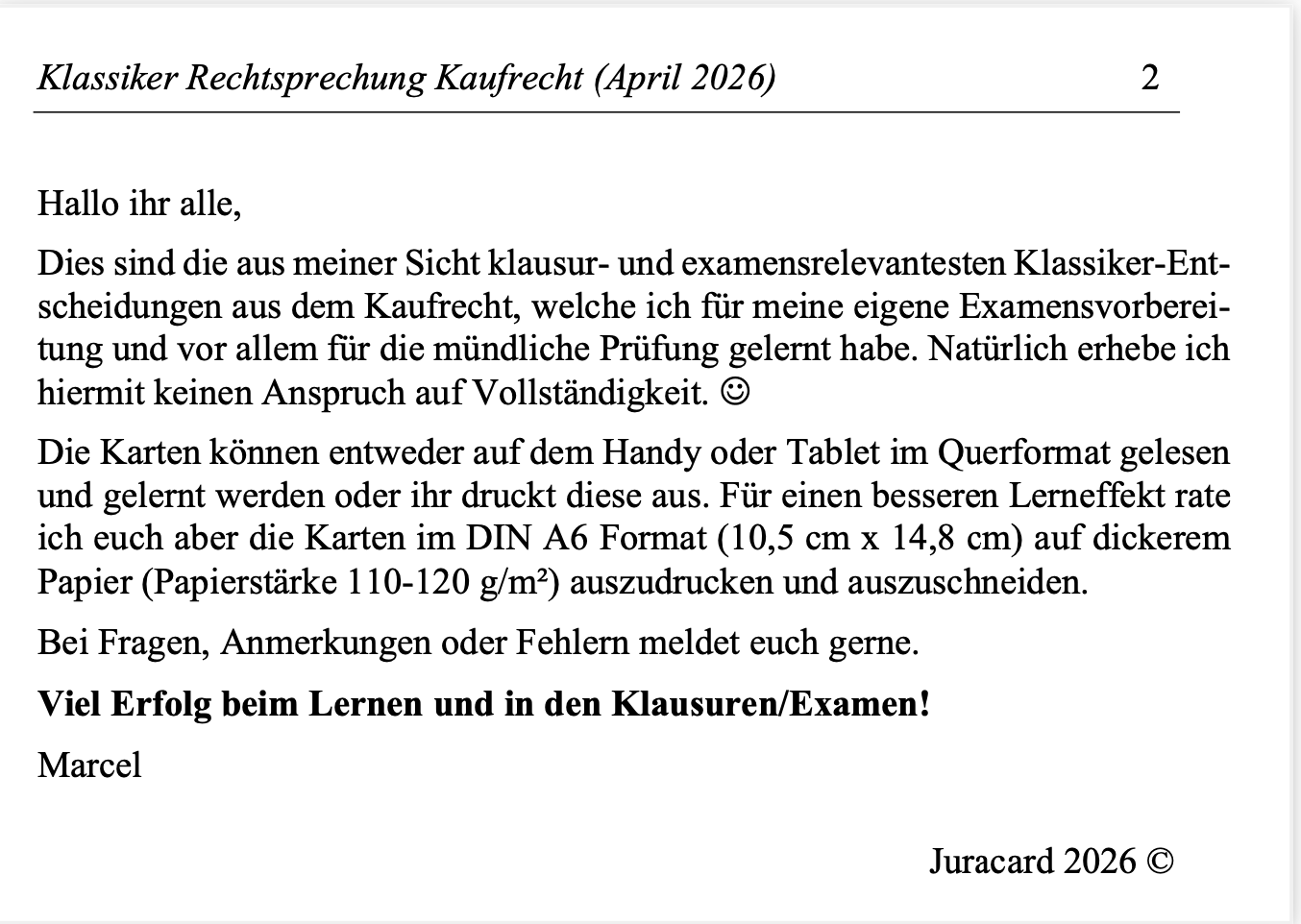 Rechtsprechung Klassiker Kaufrecht – Bild 3