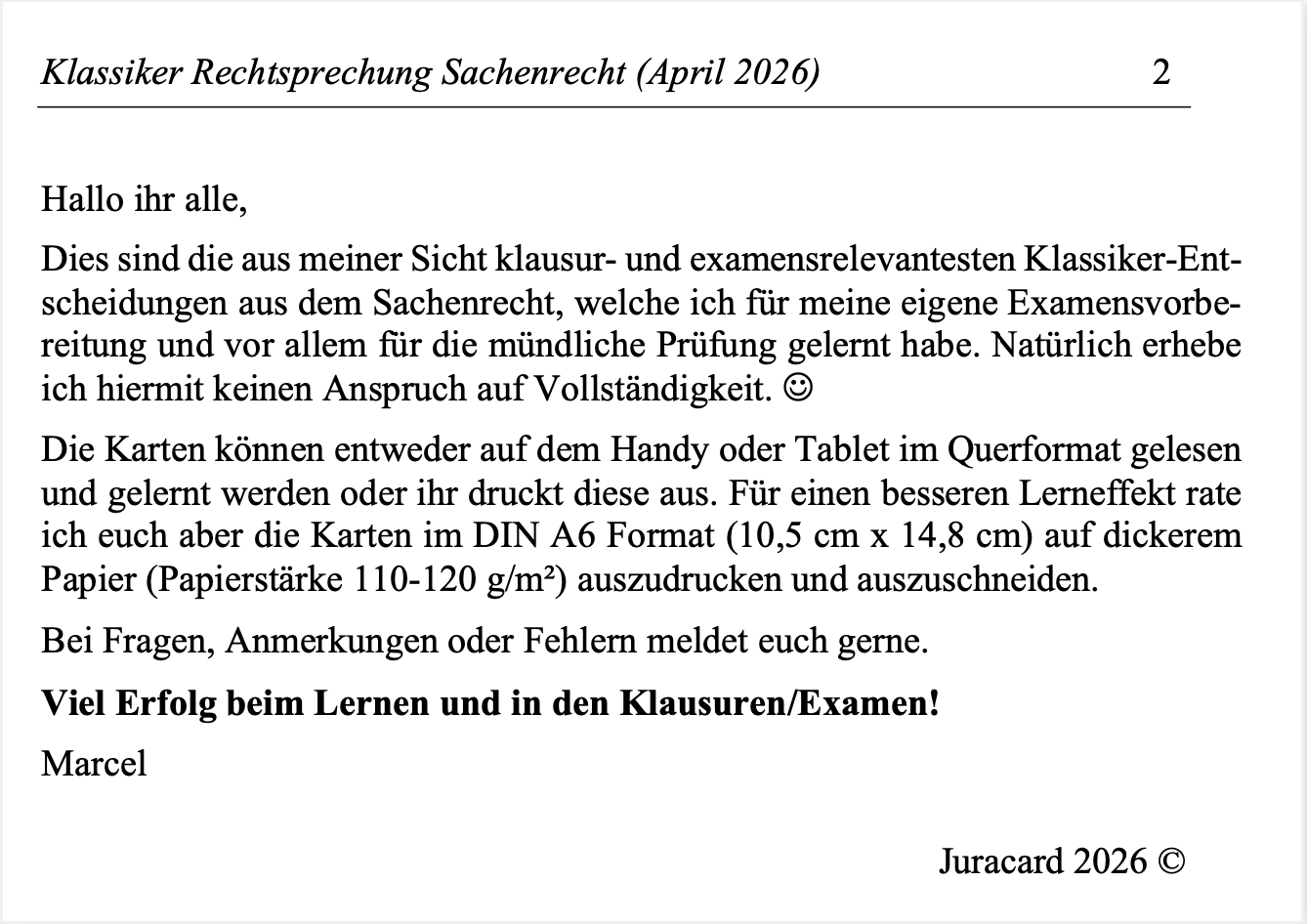 Rechtsprechung Klassiker Sachenrecht – Bild 3