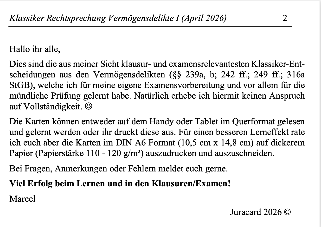 Rechtsprechung Klassiker StGB BT Vermögensdelikte I – Bild 3